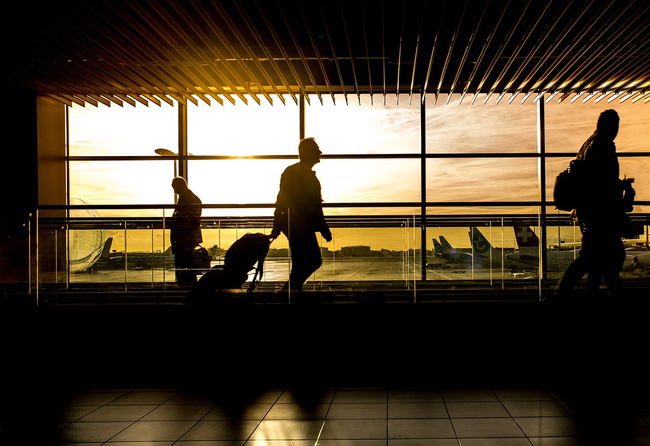 stranded airport passengers